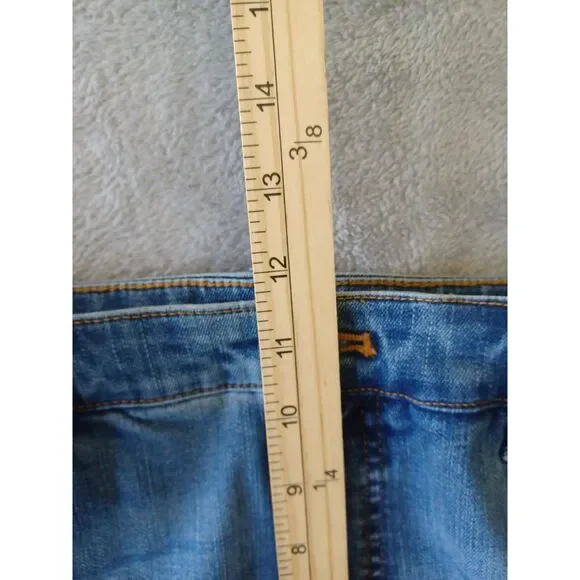Talbots Straight Leg Jeans High Waist Medium Blue Wash Size 14 Petite Women's - Picture 6 of 11